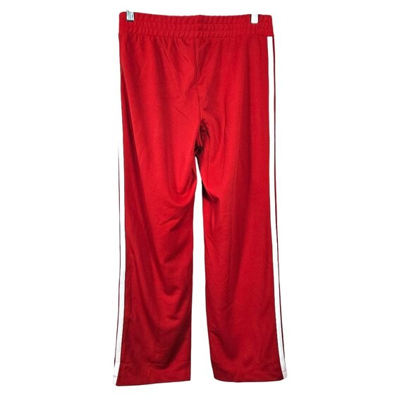 Wild Fable Womens Athletic Red Wide-Leg Track Pants White Stripes Size S Gym - Picture 1 of 10